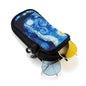 QIUTIMIY Sunglasses Soft Case Zipper Double Eyeglass Case with 2 Compartments 1 Belt Clip - color: Starry Night