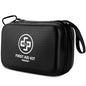 VRIEXSD Premium First Aid Kit, 320 Piece Waterproof Hard Shell Eva First Aid Kit for Home, Camping, Cars, Hiking, Travel, Businesses & Outdoor Emergencies - Emergency Medical Kits (Black) - color: Black