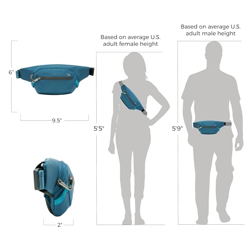 Travelon Anti-Theft Active Waist Pack - color: Teal