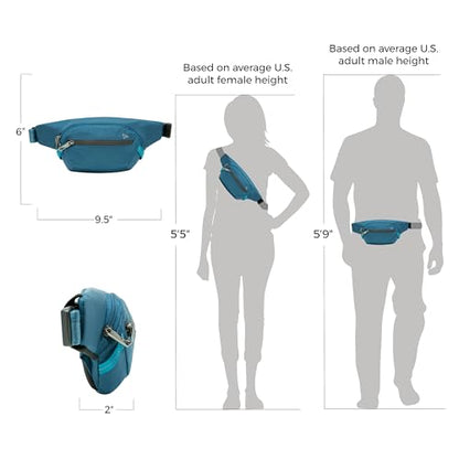 Travelon Anti-Theft Active Waist Pack - color: Teal