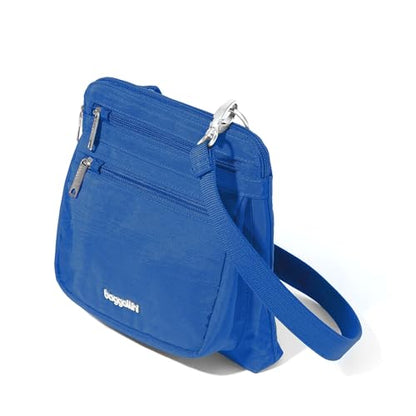 Baggallini Securtex Anti-Theft Crossbody - color: Lapis