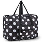 F.FETIVIN Weekender Bag Carry On Travel Duffle Medium Overnight Bag for Women(Black Dot) - color: Black Dot