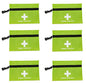 Red First Aid Bag Empty First Aid Kit Empty Waterproof First Aid Pouch Small Mini for First Aid Kits Pack Emergency Hiking Backpacking Camping Travel Car Cycling (Green, 6.3x4.3 6 Pack) - color: Green, size: 6.3x4.3 Inch (Pack of 6)