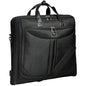 ZEGUR Premium Suit Garment Bag Carry On - Hangs 4 Suits - Travel & Business with Shoulder Strap and Laptop Compartment - color: Black