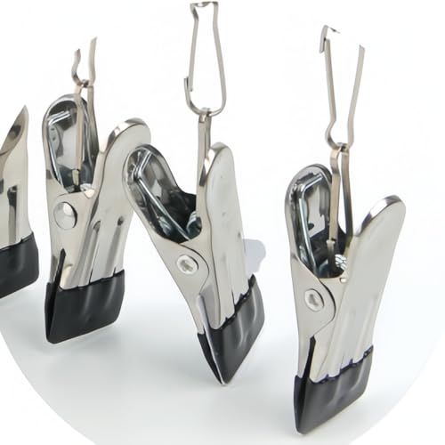 Pants Hanger Clothes Drying Racks Clip Hangers Metal with 36 Clips Heavy Duty Windproof Underwear Hanger Foldable Laundry Clip for Jeans Yoga Leggings trousersSocks Bras Black - color: Black