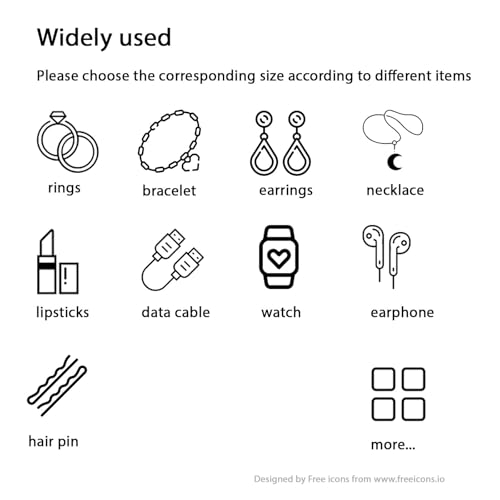 50PCS Bags | Jewelry Bags Clear Plastic Transparent PVC With Zipper Closure, Jewelry Bag Small Plastic Bags For Jewelry (8 * 8cm 3.15 * 3.15 inch) - color: Clear - 3.15"×3.15"