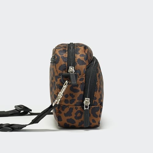 Pander Crossbody Sling Bag – Everyday Purse with Adjustable Strap, Perfect for Travel, Errands, and Daily Use - color: Midnight Leopard