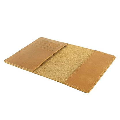 RFID Blocking Passport Holder Travel Wallet (Brown) - color: Brown