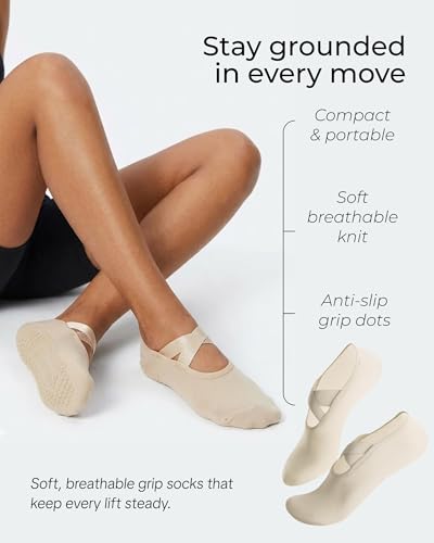 Pilates Kit for Women – Home Pilates Equipment Set with Ring, Ball & Resistance Bands | Pilates Starter Kit with Accessories in Gift Box - color: Beige, style: Studio Kit - 15PC