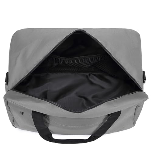 Kono Travel Duffel 20L Under Seat Carry-On Sports Tote Gym Weekender Overnight Bag - 15.75"x9.84"x7.87" Gray - color: Gray, size: M(15.75in x 9.84in x 7.87in)-20L