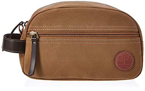 Timberland Men's Toiletry Bag Canvas Travel Kit Organizer - color: Khaki