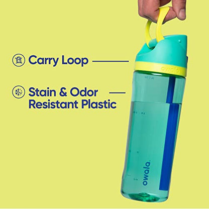 Owala FreeSip Clear Tritan Plastic Water Bottle with Straw, BPA-Free Sports Water Bottle, Great for Travel, 25 Oz, Very, Very Dark - color: Very, Very Dark