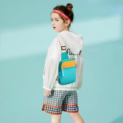 Birthday Gifts for 8 9 10 11 12 Year Old Teens Girls Kids, Fanny Pack Crossbody Bag Sling Belt Bags Purse, Dorm Travel Essentials for Girls Fashion, Preppy Tween Teen Girl Gift Trendy Stuff - color: Blue & Yellow