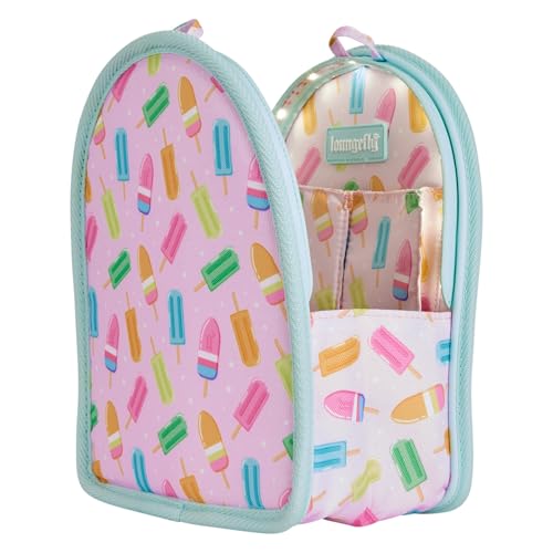 Loungefly Popsicle Light-Up Mini Backpack Insert Organizer - size: 9 inches