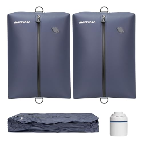 Upgraded Vacuum Bag for Travel, Professional IPX8 Waterproof Reusable Vacuum Compression Bags for Travel Suitcases, Durable Space Saver Bag - color: Navy Blue, size: 2 PC -With Pump