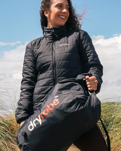Dryrobe Travel Compression Bag - Large Compact Waterproof Bag for Swim Parka Storage - Swimming/Surfing/OCR - 33 L - Black - color: Black