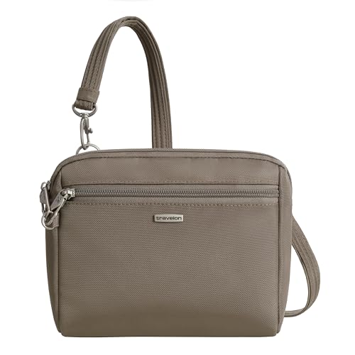 Travelon Anti-Theft Classic Convertible Crossbody & Waist Pack - color: Nutmeg