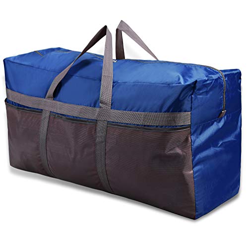 REDCAMP Foldable Travel Bag, Large Sports Bag, 75L/96L/100L, Lightweight Waterproof Tote Bag - color: Dark Blue 96L