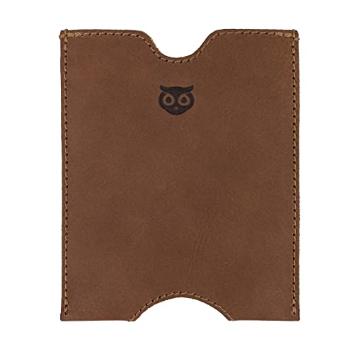 Hide & Drink, Travel Passport Pocket Sleeve Handmade from Full Grain Leather - Single Malt Mahogany - color: Single Malt Mahogany