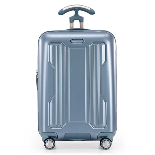 Traveler's Choice Ultimax II Polycarbonate Hardside Luggage with Spinner Wheels, Teal, 21-Inch Carry-On - color: Teal, size: 21-Inch Carry-On