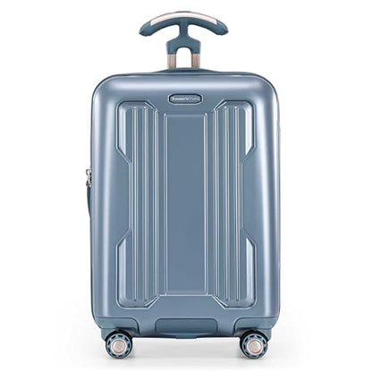 Traveler's Choice Ultimax II Polycarbonate Hardside Luggage with Spinner Wheels, Teal, 21-Inch Carry-On - color: Teal, size: 21-Inch Carry-On