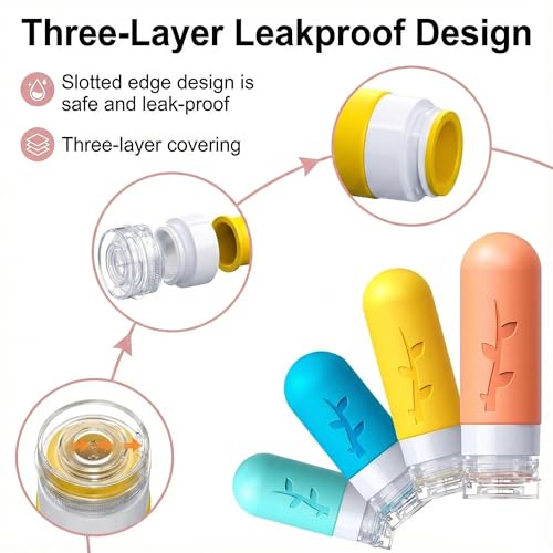 DEPOZA Travel Bottles Kit (16 Pack) - TSA Approved, Leak Proof Silicone Squeezable Containers for Toiletries. Complete Set with Jars, Sprayers & Bag (White) - color: White