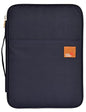 Lanola A4 Document Bags Portfolio Waterproof Business File Holder Travel Gear Organizer Electronics Accessories Bag - color: Dark Blue