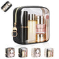 4.9" Clear Small Makeup Bag for Purse, TPU Cute Mini Cosmetic Bag, Portable Small 2 Transparent Travel Toiletry Pouches for Women, Birthday/Wedding/Christmas (Black) - color: Clear-Double-sided Black