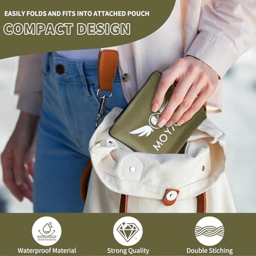 MOYAQI Stroller Travel Bag for Airplane, Gate Check Bag Backpack with Durable Nylon,Adjustable Carry Straps,Infant Carriers & Booster Seats (live Green) - color: live Green
