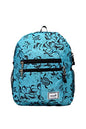 02 Medium Backpack (Teal, Honu Family) - color: Honu Family - Teal, style: Honu Family