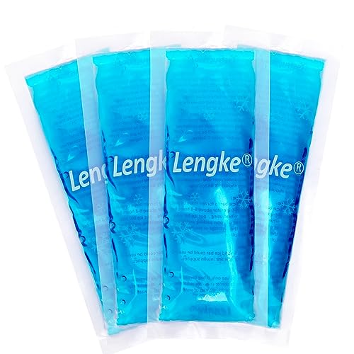 Ice Pack for Insulin Cooler Travel Case - Small Reusable Ice Packs and Diabetic Ice Packs for Travel Medicine Organizer, TSA Approved Ice Packs for Travel (4 Pack) - color: Ice Packs Blue