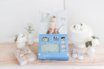 Ubbi On-the-Go Diapering Gift Set, Includes Changing Mat and Bag, Wipes Dispenser, Pacifier Holder and Bag Dispenser, Newborn Essentials, Sage - size: One Size, style: Sage Diaper Gift Set