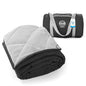 STOVER Large Waterproof Outdoor Stadium Blanket- Extra Thick Soft Fleece Camping Blanket for Travel, Picnics, Sports, Dogs- 79"x55", Warm, Windproof, Sand-Proof, Lightweight, Packable (Stadium Black) - color: 01 - Stadium Black