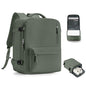 VGCUB Travel Backpack for Women Men for Spirit Airlines Personal Item Bag 18x14x8 Inches Laptop College Backpack,Waterproof Carry on Flight Approved Work Backpack,Large Army green - color: Army Green, style: X-large