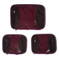 Baggallini Compression Cube 3-piece set - Lightweight Compression Packing Cubes for Travel - color: Mulberry