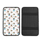Universal Car Center Console Armrest Pad, Cute French Bulldog with Hearts, Non-Slip Mat for Secure Phone and Item Placement During Driving - color: Picture (620)