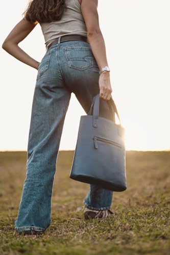 Premium Collection Genuine Leather Two-bottle Wine Tote | Luxury & Style Bag | Ideal Gift | Women and Men - color: Black