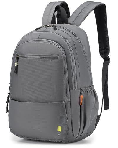Personal Item Bag 17x10x9 Travel Backpack Carry On Flight Approved Ryanair 40x20x25cm Lightweight Waterproof Causal Bookbag for College, Travel (Gery) - color: Grey