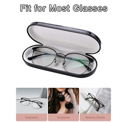 FEIQIAO Hard Shell Glasses Case, Men's And Women's Portable Travel Eyeglass Case - color: A-blue