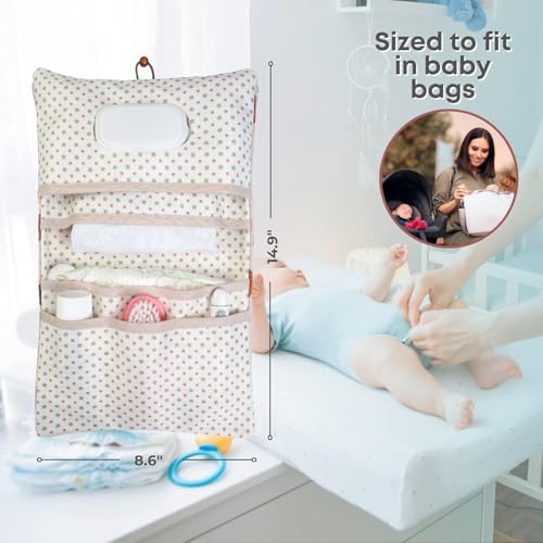 HAMUR Baby Diaper Bag Organizer – Compact & Foldable Stroller Pouch for Newborn Essentials | Travel-Friendly | Fits Boys & Girls (Urchin) - color: Urchin