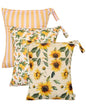 babygoal Wet Dry Bags 3 Pack, Waterproof Travel Bags for Swimsuits, Beach, Pool, Gym,Food Storage and Wet Clothes(Sunflower,Lemon,Stripe),3LN43-B - color: Girl color 43
