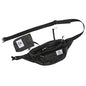 4Monster Hiking Waist Packs Portable,Water Resistant Fanny Bag with Adjustable Strap,Lightweight Crossbody Chest Bag Slim Bag - color: Grey