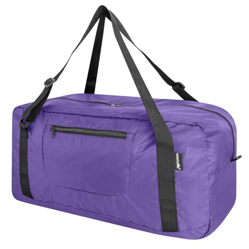 HOLYLUCK Foldable Travel Duffel Bag For Women & Men Luggage Great for Gym -55L, Purple - color: Purple, size: 55L