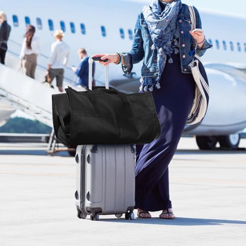 2 Pack 65" Long Garment Bags for Dress Travel Garment Bag with 4" Gusseted Wedding Dress Cover with 2 Mesh Pockets and 2 Carry Handles(Black) - size: 65" 2Pack