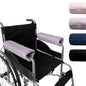 SPRING SEAON Wheelchair Armrest Covers 2 Pack Soft Memory Foam Wheelchair armrest Pads Wicking Washable for Office Transport Chair (Purple) - color: Purple
