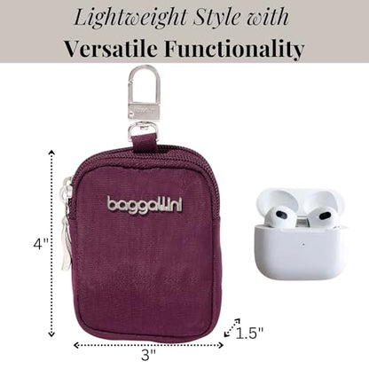 Baggallini womens On the Go Mini Pouch - color: Mulberry