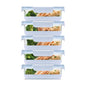 Ello Duraglass 3.4 Cup Meal Prep Sets 10Pc, 5 Pack Set- Glass Food Storage Container with Silicone Boot and Airtight BPA-Free Plastic Lids, Dishwasher, Microwave, and Freezer Safe, Halogen Blue - color: Halogen Blue with Boot