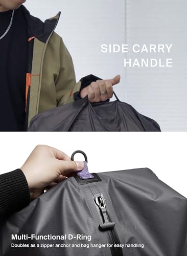 Black Voyage Reusable Vacuum Compression Travel Bag for Carry-On Suitcase and Backpack, Recycled IPX8 Waterproof Space Saver Vacpack (2-Pack, 18L - Pump Included) - color: Gray 18L (2-Pack), size: 18L (Air Pump Included)