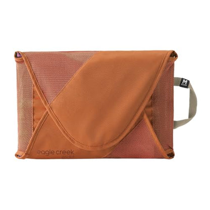 Eagle Creek Pack-It Reveal Garment Folder - Travel Garment Bag with Compression Wings to Maximize Luggage Space - Convenient Top Handle - Quick Drying Material - Mandarin - Medium - color: Mandarin
