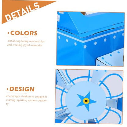 Yardwe Wearable Cardboard Airplane for DIY Aircraft Kit for Inspires Creativity Roleplaying Fun Design for Family Bonding Activities